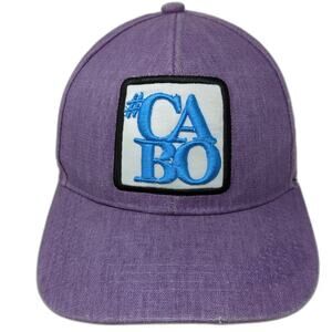 Genesis #CABO Patch Baseball Cap Purple One Size Adjustable Slideback Hat